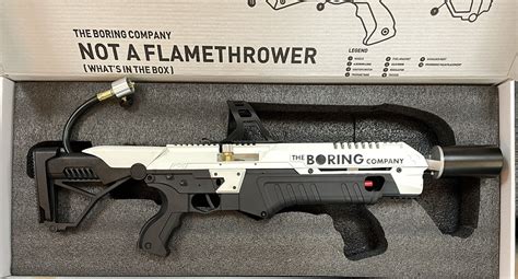 not a flamethrower ebay|boring company not a flamethrower for sale.